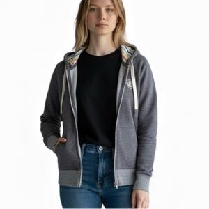 HORSEWARE IRELAND PURPLE Women's ZIPPERED Hoodie M